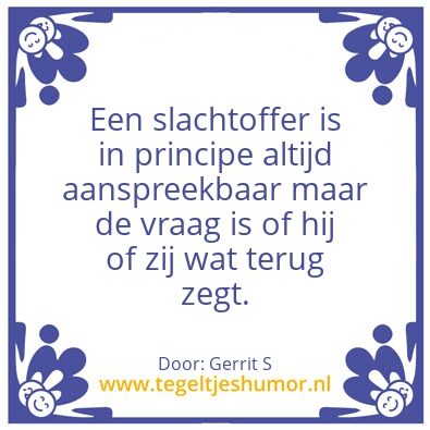 Tegeltje: Ik ben Gerrit