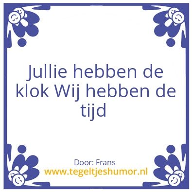Tegeltje: Prioriteit