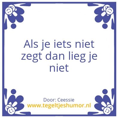 Tegeltje: Joow