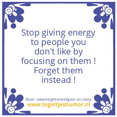 Tegeltje: Your Energy !
