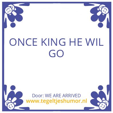 Tegeltje: AL IS WELL