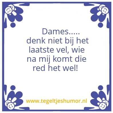 Tegeltje: Tuimelaar