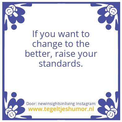 Tegeltje: Yes, you can