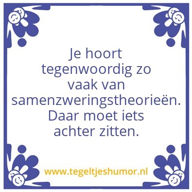 Tegeltje: Complot