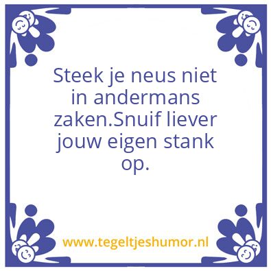 Tegeltje: NEUS