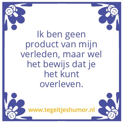 Tegeltje: Eigen kracht