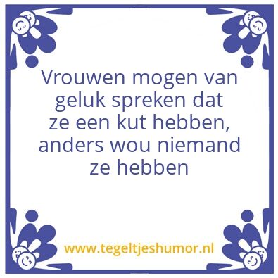 Tegeltje: Vrouwen