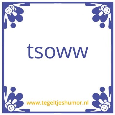 Tegeltje: lol