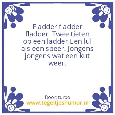 Tegeltje: regenbuien