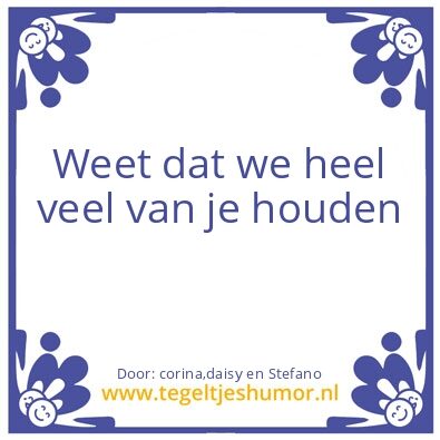 Tegeltje: gerard