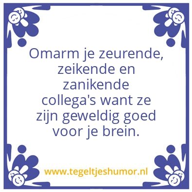 Tegeltje: Dinie