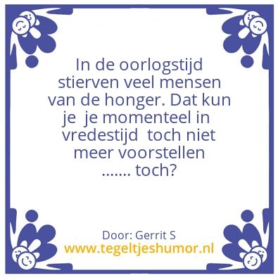 Tegeltje: Ik ben Gerrit