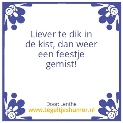 Tegeltje: Lenthe