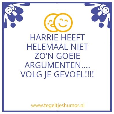 Tegeltje: Gevoel