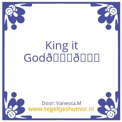 Tegeltje: #God blesse you
