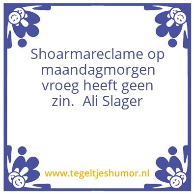 Tegeltje: Sushi op maandagmorgen