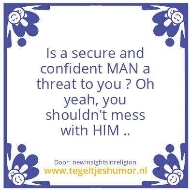Tegeltje: REAL MAN