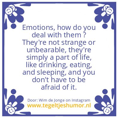 Tegeltje: Emotions 8
