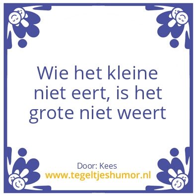 Tegeltje: ondankbaar