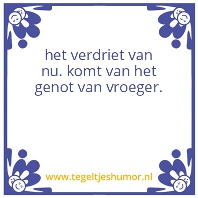 Tegeltje: waarheid
