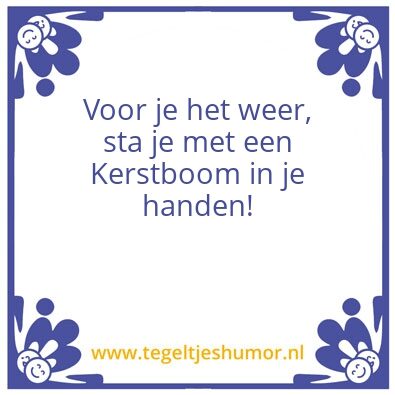 Tegeltje: Boom