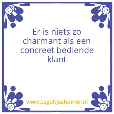 Tegeltje: Tegeltje 1