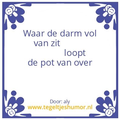 Tegeltje: pot