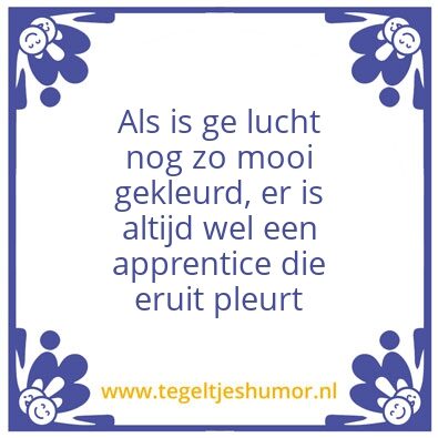 Tegeltje: Teeing ding