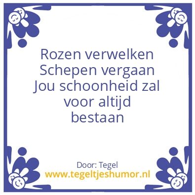 Tegeltje: Spreuk