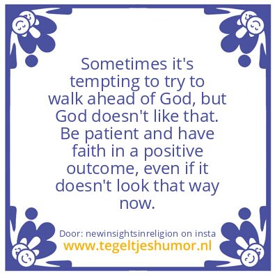 Tegeltje: Sometimes it’s tempting …