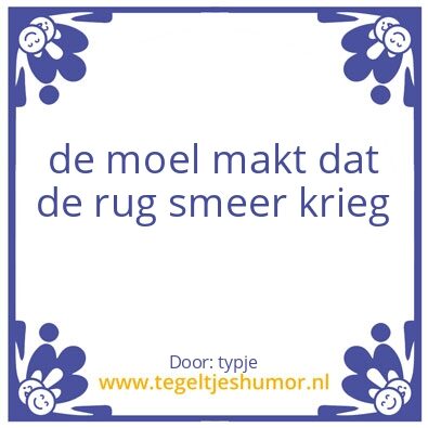 Tegeltje: spreekwoord