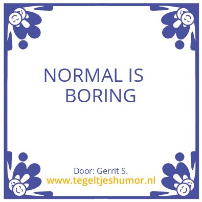 Tegeltje: Ik ben Gerrit.