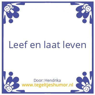 Tegeltje: Hendrika