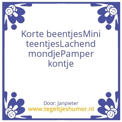 Tegeltje: Baby
