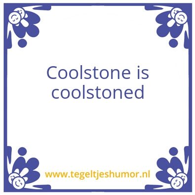 Tegeltje: lol