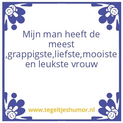 Tegeltje: liefde voor de vrouw
