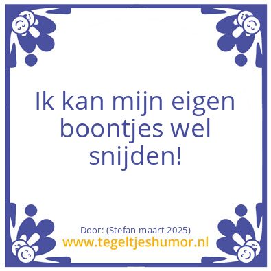 Tegeltje: Stefan