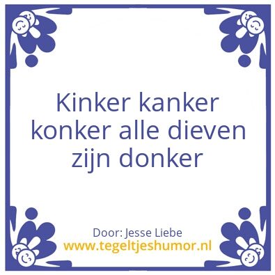 Tegeltje: Kanker
