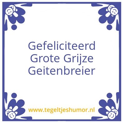 Tegeltje: fourgeez