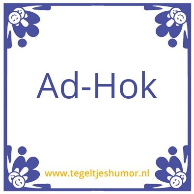 Tegeltje: Ad