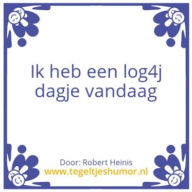 Tegeltje: Dagje