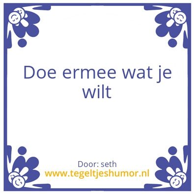Tegeltje: Donor