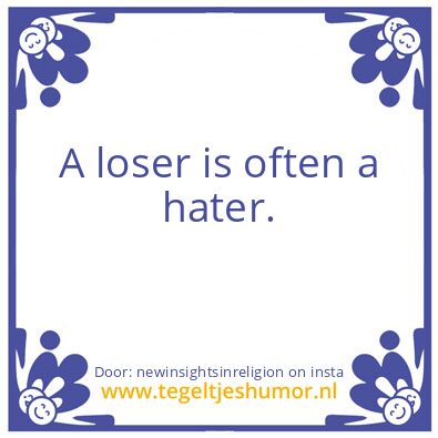Tegeltje: Self-pity
