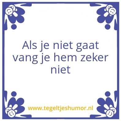 Tegeltje: Viswijsheden