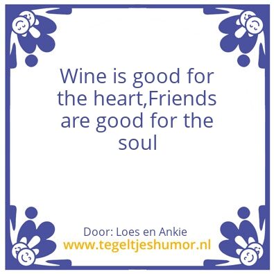 Tegeltje: Friends