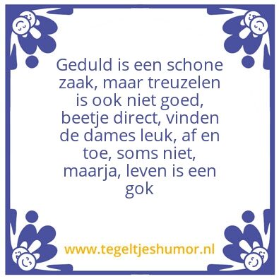 Tegeltje: Uitspraak