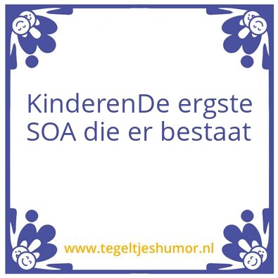 Tegeltje: Kinderen