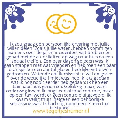 Tegeltje: Alcohol tijdens de feestdagen
