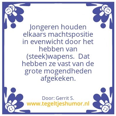 Tegeltje: Ik ben Gerrit.