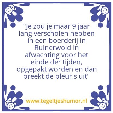 Tegeltje: Ruinerwold